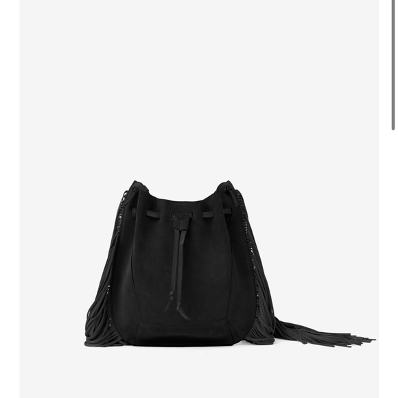 Isabel Marant Oskaf Fringe Purse - Black - Picture 12 of 12